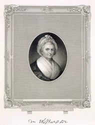 Martha Washington, graveret af James Barton Longacre (1794-1869)